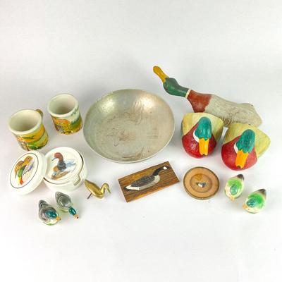 K93 Large Lot of Duck Kitchen Serving Items & Dishes