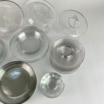 K99 Large Lot of Glass Plates and Bowls
