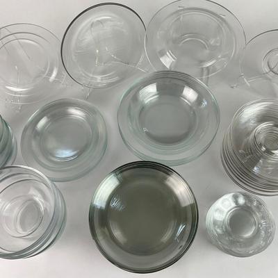 K99 Large Lot of Glass Plates and Bowls