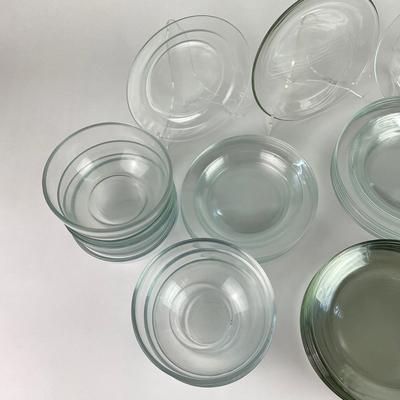 K99 Large Lot of Glass Plates and Bowls