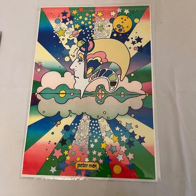 Peter Max Prints “The Different Drummer” & Life Magazine’s (DR-MG)
