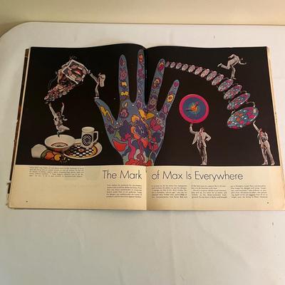 Peter Max Prints “The Different Drummer” & Life Magazine’s (DR-MG)