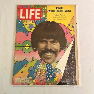 Peter Max Prints “The Different Drummer” & Life Magazine’s (DR-MG)