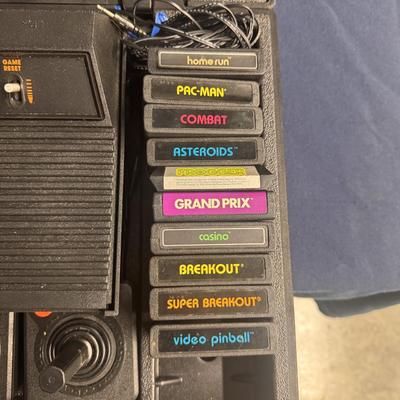 Original Atari 2600 with Box/Games/Case