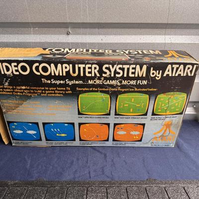 Original Atari 2600 with Box/Games/Case