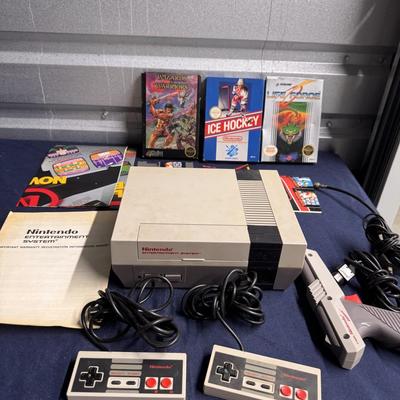 Original Nintendo with Games