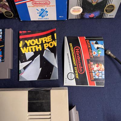 Original Nintendo with Games