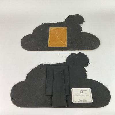 PR111 Pair of Chelsea House King Charles Spaniel Hand-painted Dummy Board by Henry Bacon