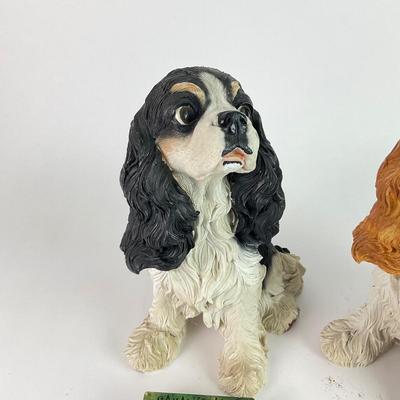 PR112 2 Composite King Charles Spaniels and Coasters