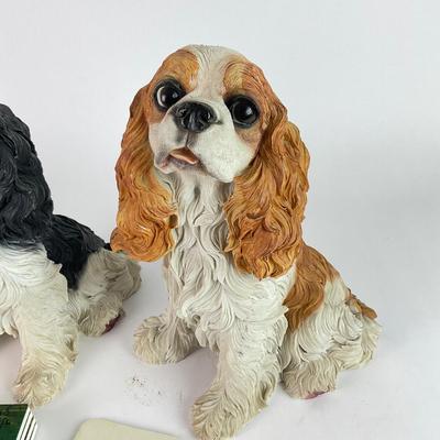 PR112 2 Composite King Charles Spaniels and Coasters
