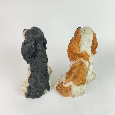 PR112 2 Composite King Charles Spaniels and Coasters