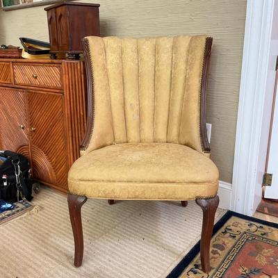 PR115 Antique Channel Back Chair