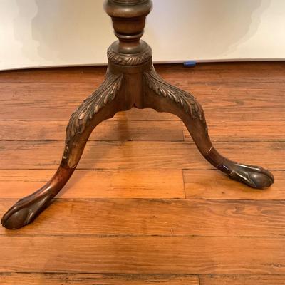 L119 Pie Crust Tilt Top Table "As-Is"