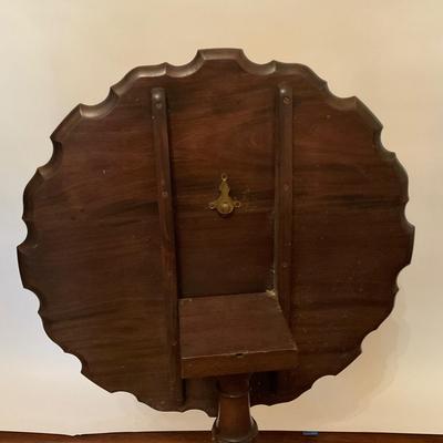 L119 Pie Crust Tilt Top Table "As-Is"