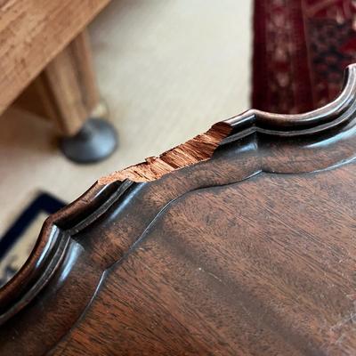 L119 Pie Crust Tilt Top Table "As-Is"