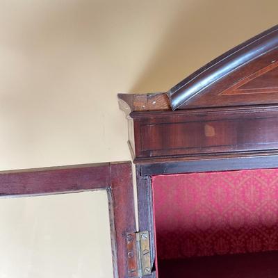 L122 Antique Georgian Bookshelf Cabinet