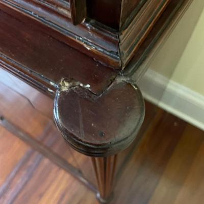 L122 Antique Georgian Bookshelf Cabinet