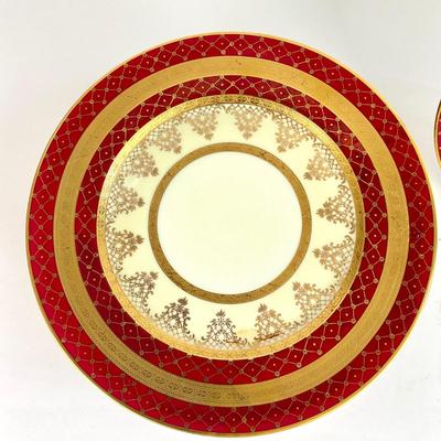 D133 Set of 12 Bavaria Heinrich China Plates