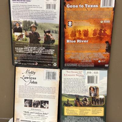 Lot of 4 Western DVDs Not Sealed
