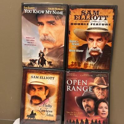 Lot of 4 Western DVDs Not Sealed