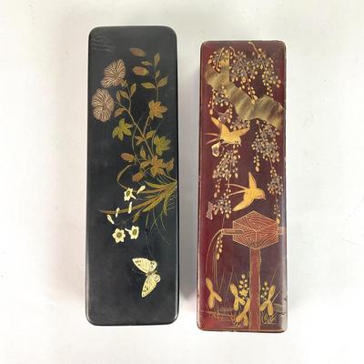 L144 Hand-painted Oriental Boxes