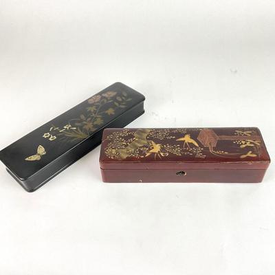 L144 Hand-painted Oriental Boxes