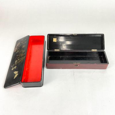 L144 Hand-painted Oriental Boxes