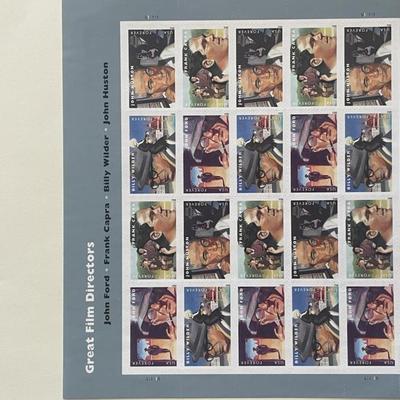 2012 Great Film Directors stamp set of 20