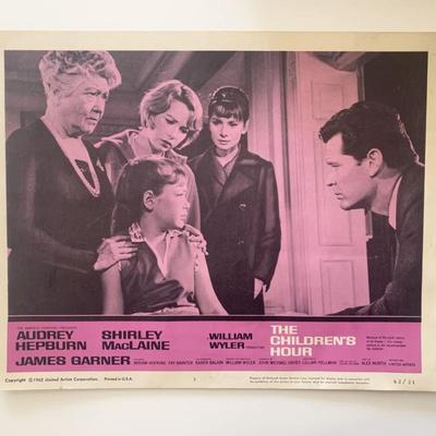The Children's Hour original 1962 vintage lobby card