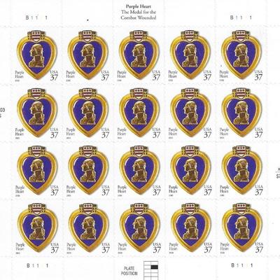 Purple Heart Stamps