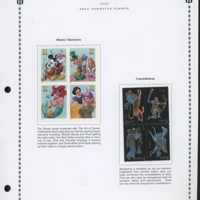 2005 United States Self-Adhesive Booklet Stamp Set