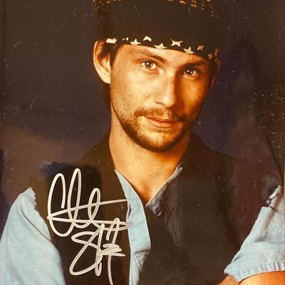 Christian Slater signed photo