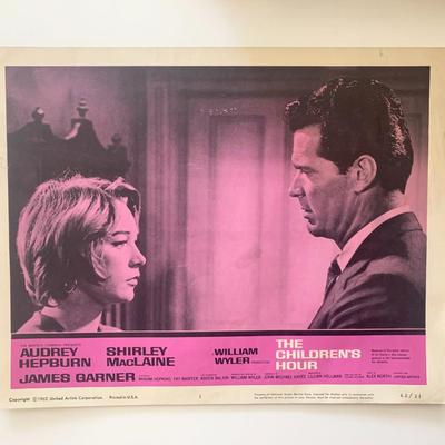 The Children's Hour original 1962 vintage lobby card