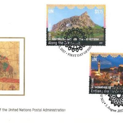 World Heritage Along the Silk Road Stamps First Day Cover