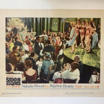 Splendor in the Grass original 1961 vintage lobby card