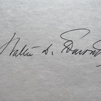 Walter Edmond original signature