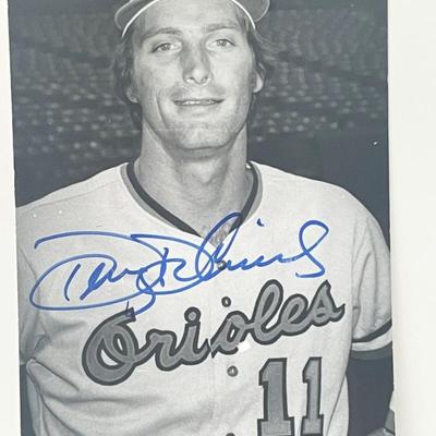 Doug DeCinces signed photo post card