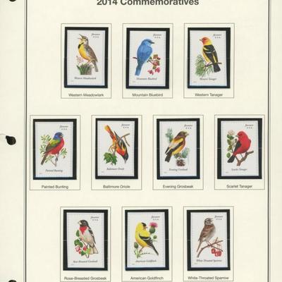2014 Commemorative  First-Class Forever Songbird Stamps
