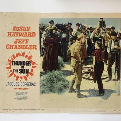 Thunder in the Sun original 1959 vintage lobby card