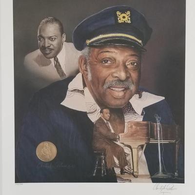 Count bassie number litograph