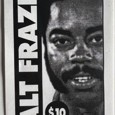 Walt Frazier unsigned autograph ticket