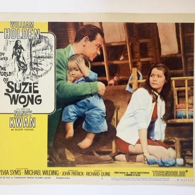 The World of Suzie Wong original 1965R vintage lobby card