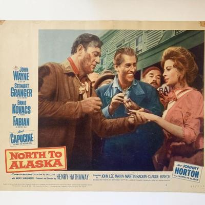 North to Alaska original 1960 vintage lobby card