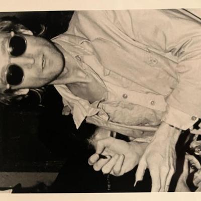 John Lennon unsigned photo