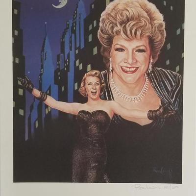 Rosemary Clooney lithograph