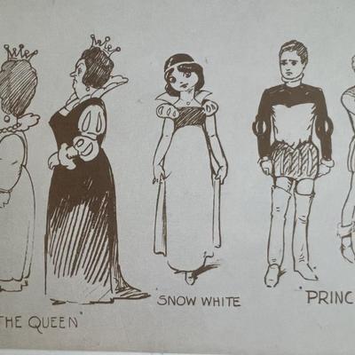 Snow White unsigned postcard