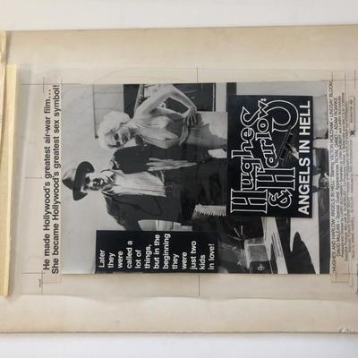 Hughes and Harlow: Angels in Hell Original Vintage Paste Up Movie Poster