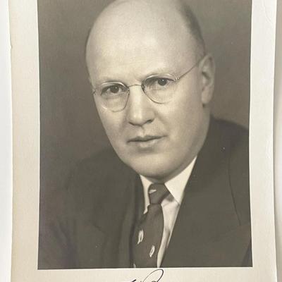 US Secretary of Agriculture Charles F. Brannan signed photo