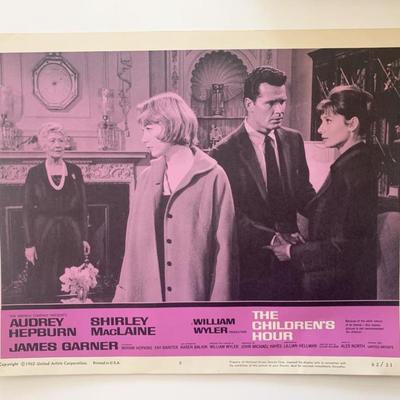 The Children's Hour original 1962 vintage lobby card