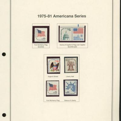 1975-81 American Series Stamp Set